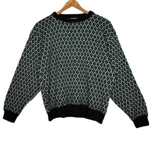 Vintage Patterned Jantzen Made in USA Sweater